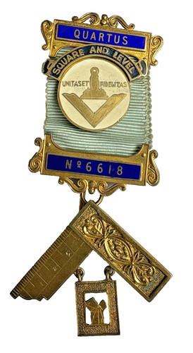 Masonic past master - past, jewel