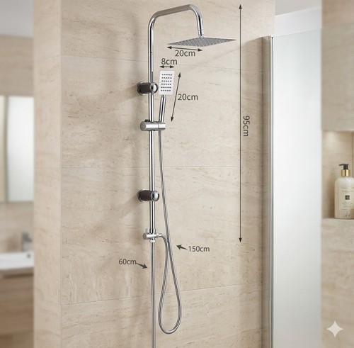 Bathroom shower set hot - set,