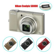Nikon COOLPIX S8000 14.20 Million Pixels 10x Optical Zoom Black//Red/Silver