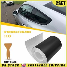 2x MATTE BLACK Dechroming