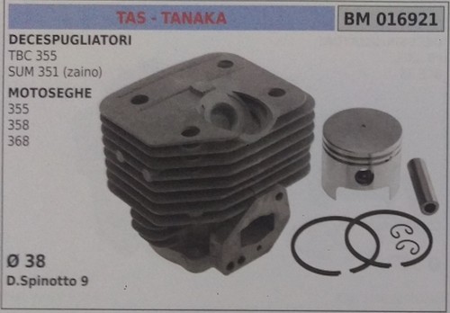 Complete cylinder and piston - complete,