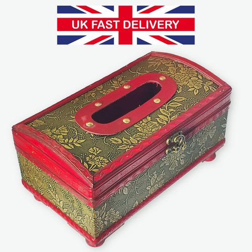 Vintage chinese wooden tissue - wooden,