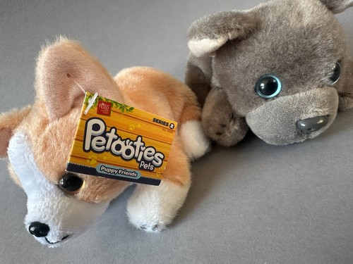Two soft plush petooties pets - plush,