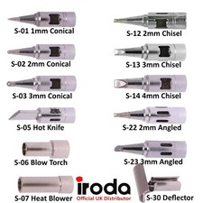 Pro Iroda Soldering Tips &