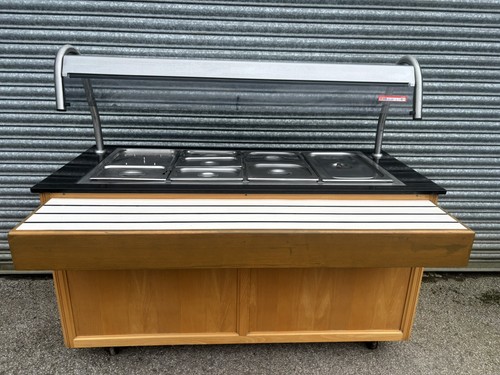 Hot cupboard with wet - hot,