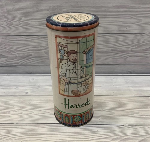 Vintage harrods biscuit tin - vintage,