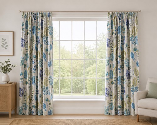 Pencil pleat curtains - pleat, laura
