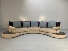 Roche Bobois "Formentera" Sofa  - 5-Seat Curved - In Chenille - RRP £12,000