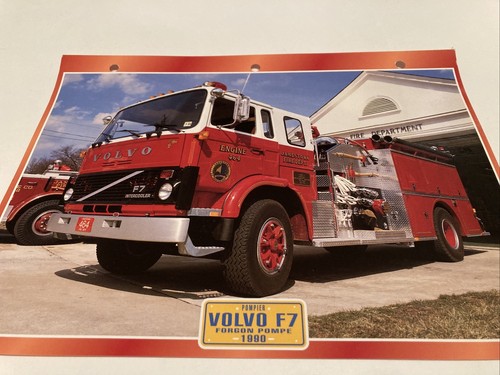 Volvo fire truck pump 1990 - f7,