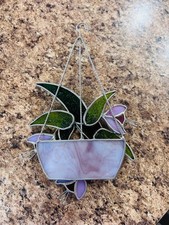 Stained Glass Floral Sun