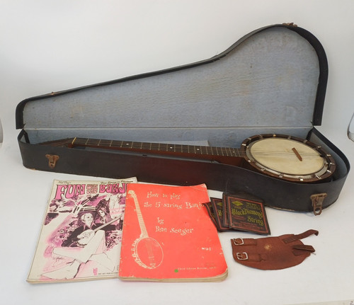 Antique english zither banjo - antique, g