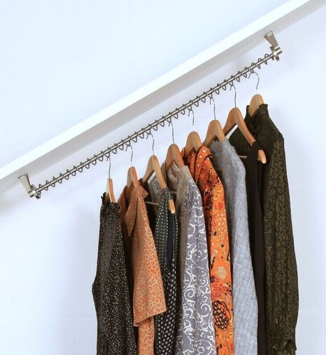 Clothes rail for - rail, sloped