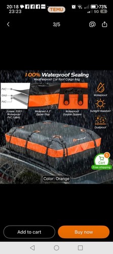 Car roof luggage bag - luggage, box