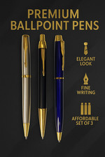 3pc Parker Style Ballpoint Pen
