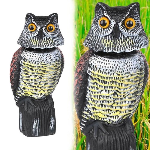 Realistic owl decoy garden - owl,