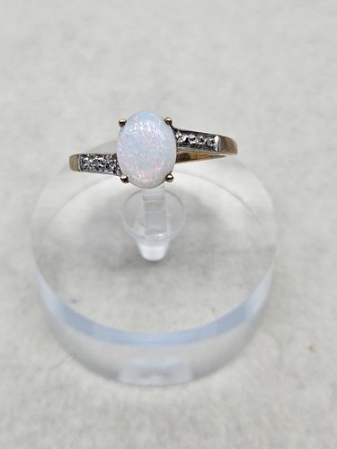 9kt ethiopian opal diamond - ethiopian,