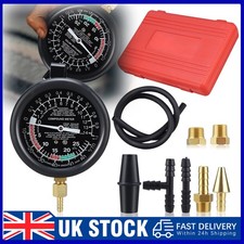 Vacuum Fuel Pump Carburetor Valve Pressure Tester Gauge Test Tool Kit Set