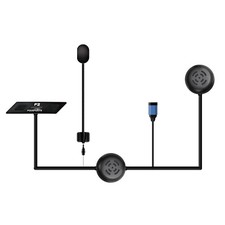 1000M Motorcycle Intercom Helmet Headset Bluetooth 5.4 Interphone F2 Waterproof