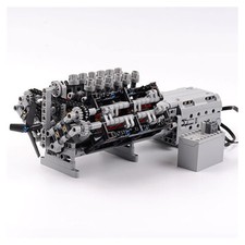 V12 Engine Model with Overhead