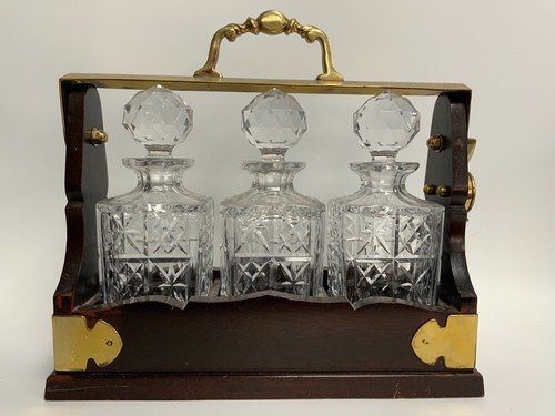 Decanter swing top tantalus - 3,