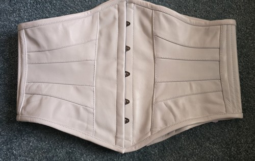 Real leather white - leather,