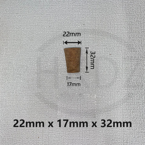 Tapered cork bungs - tapered,