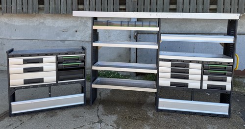 Van racking shelving - van,