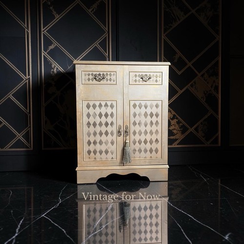 Gold drinks cabinet - drinks, with