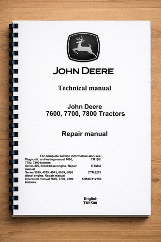 John deere 7600 7700 7800 - deere,