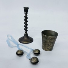Brass Altar Ritual Cup, Candle