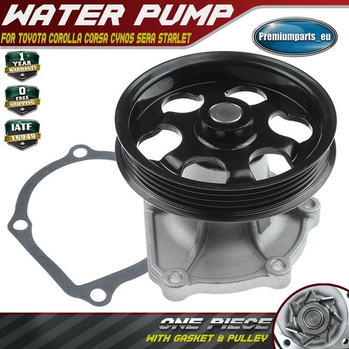 Water pump with gasket - water, &