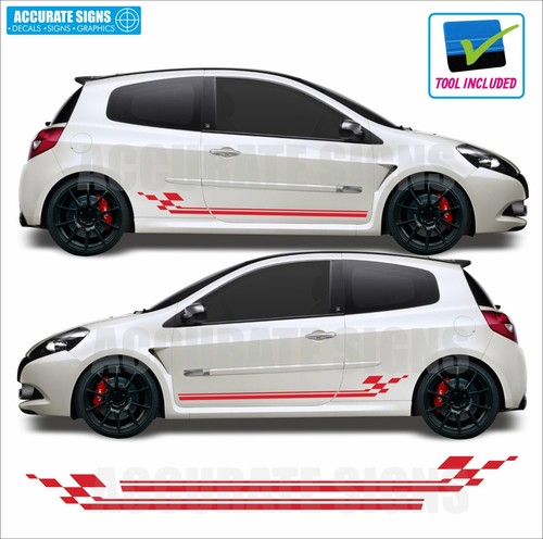 Stickers for renault clio side - for,