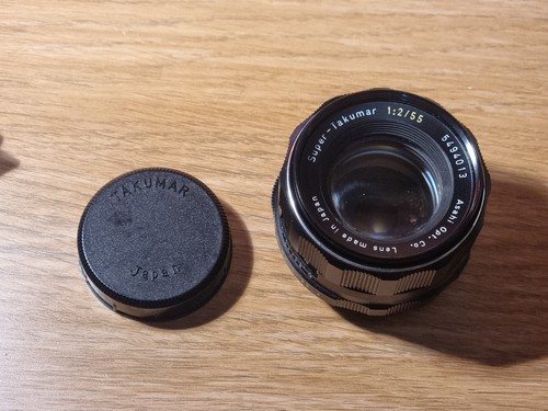 Asahi super takumar 55mm - takumar, f2