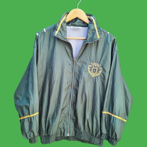 Green vintage shell jacket - shell,