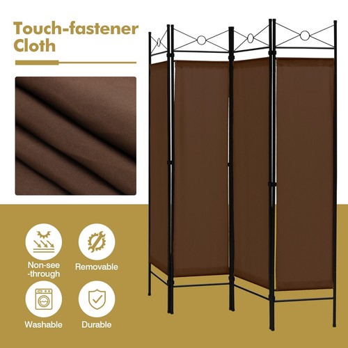 Panel room divider folding - 4-panel,