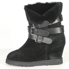 Ash Platform Wedge Boots UK 6