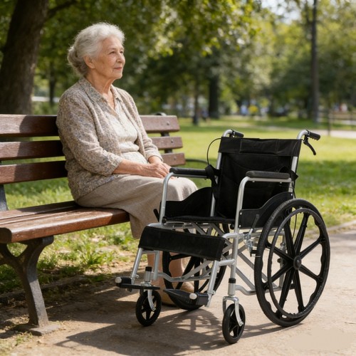 Lightweight folding wheelchair - lightweight,