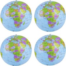 4X 40Cm Inflatable Globe World