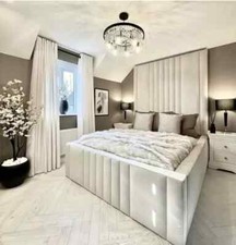 LUXURY HIGH HEADBOARD VELVET