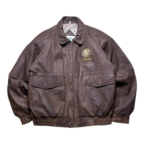 Vintage type brown - a-2, leather