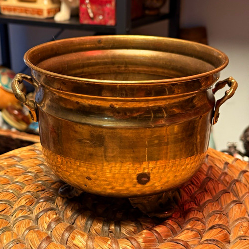 Rare vintage copper planter - rare,