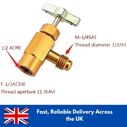 R134a bottle opener - 1/4",