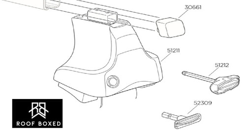Thule 754 footpack - 754,