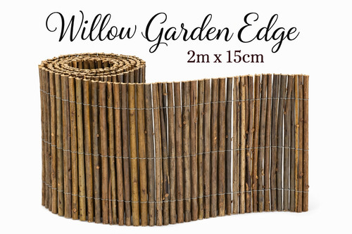 Willow lawn edging borders - willow,