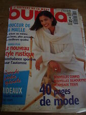 VINTAGE BURDA MAGAZINE RUSTIC / SPORTY SEPTEMBER 1996