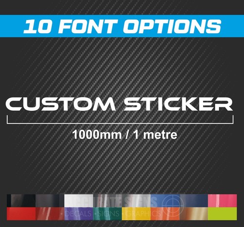 1000mm custom sticker - x2,