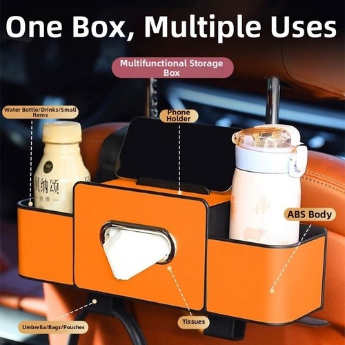 Car seat back storage - car,
