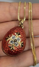 Russian Faberge Inspired Red