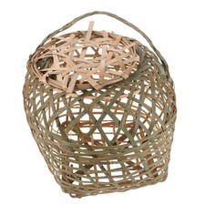  Handmade Bamboo Poultry Cage Chicken Carrier Crate Cages for outside