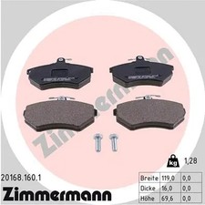 FRONT BRAKE PAD SET DISC BRAKE